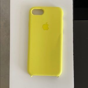 iPhone 7 yellow Apple phone case